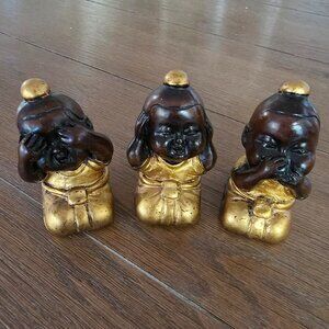 Statue Set (See, Hear, Speak)